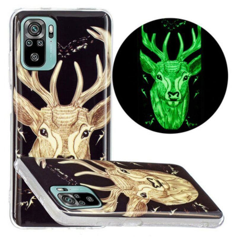 Θήκη Xiaomi Redmi Note 10 / 10S Fluorescent Majestic Deer